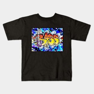 bass paint abstract Kids T-Shirt